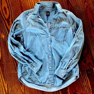Gap Chambray Blouse
